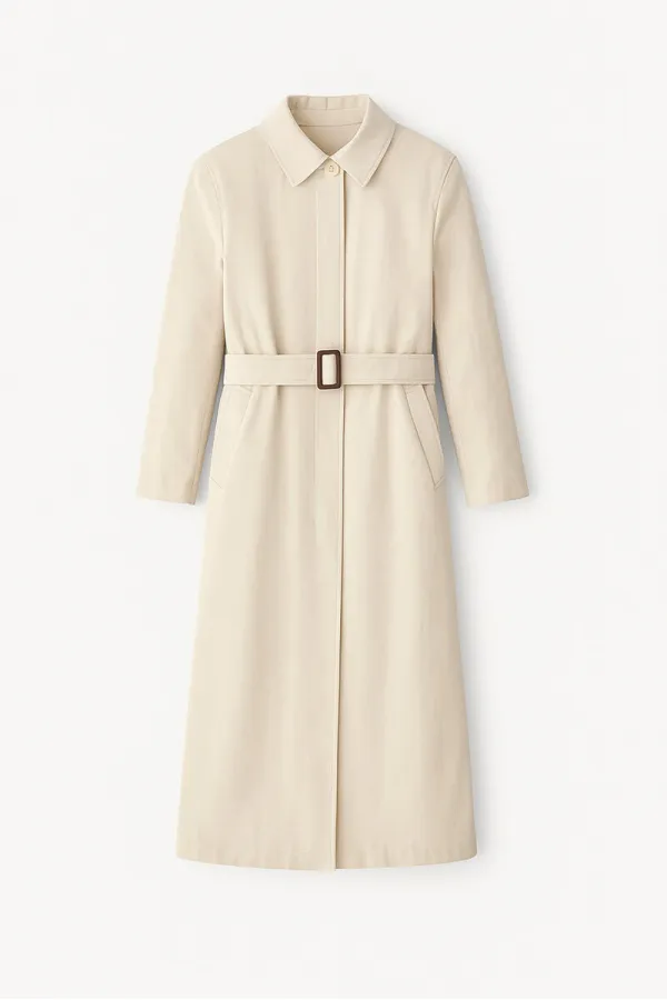 KEMERLİ OVERSIZE TRENÇKOT