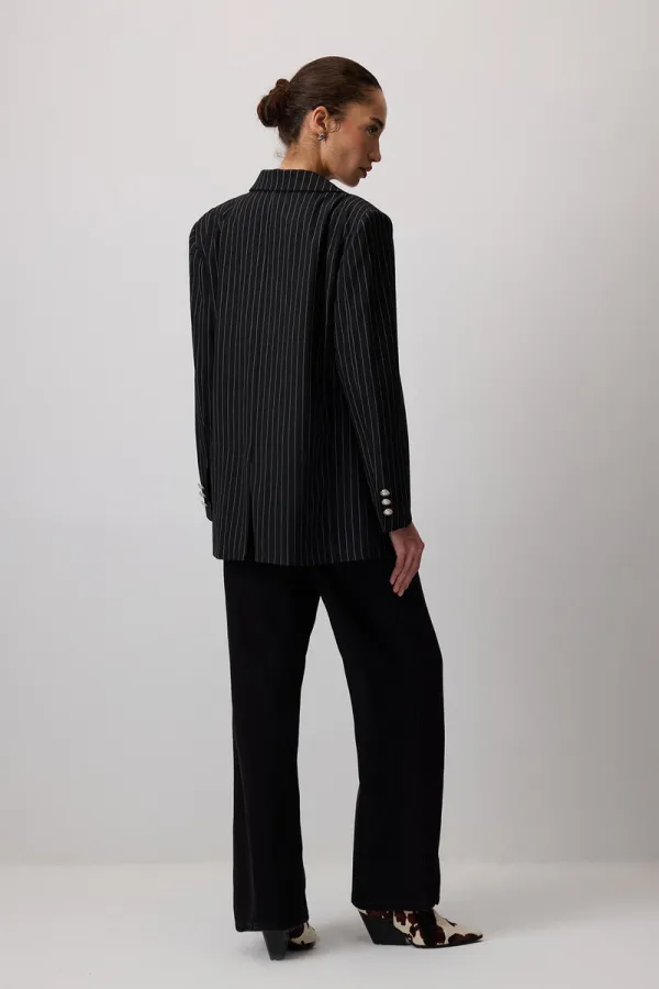 ÇİZGİLİ BLAZER CEKET