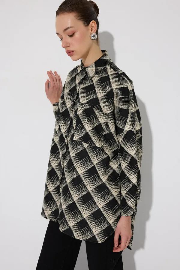 CHEMISE JACQUARD À PAILLETTES