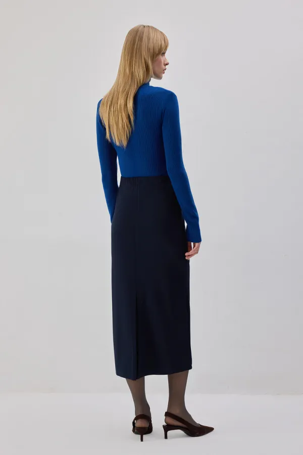 BELİ LASTİKLİ ÖRME ETEK