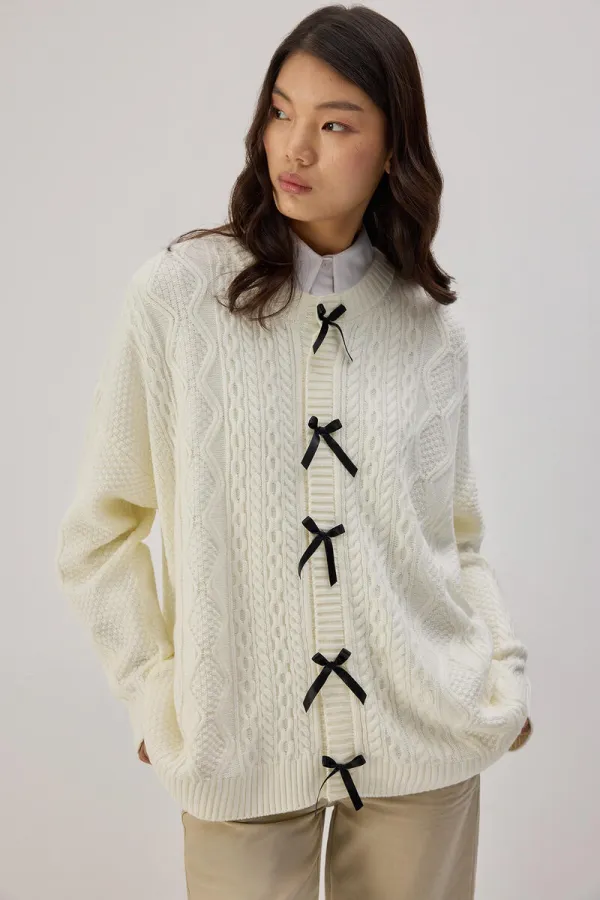 FİYONK DETAYLI TRİKO HIRKA