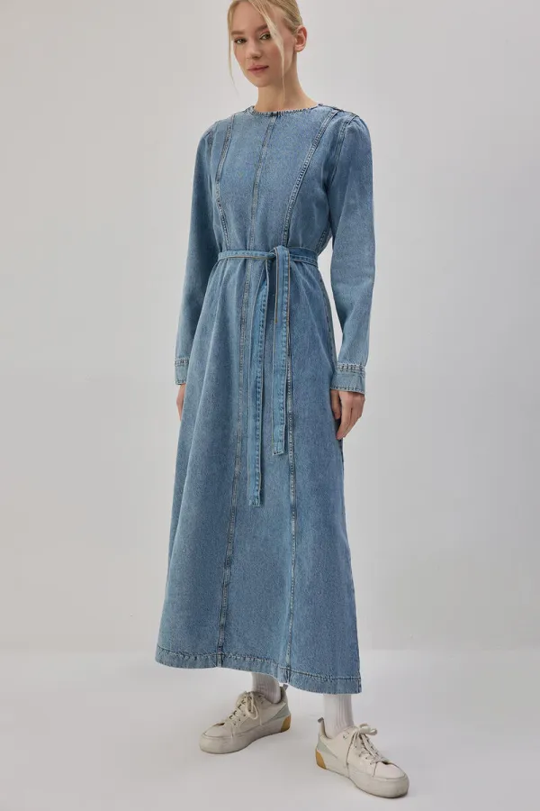 DENİM ELBİSE