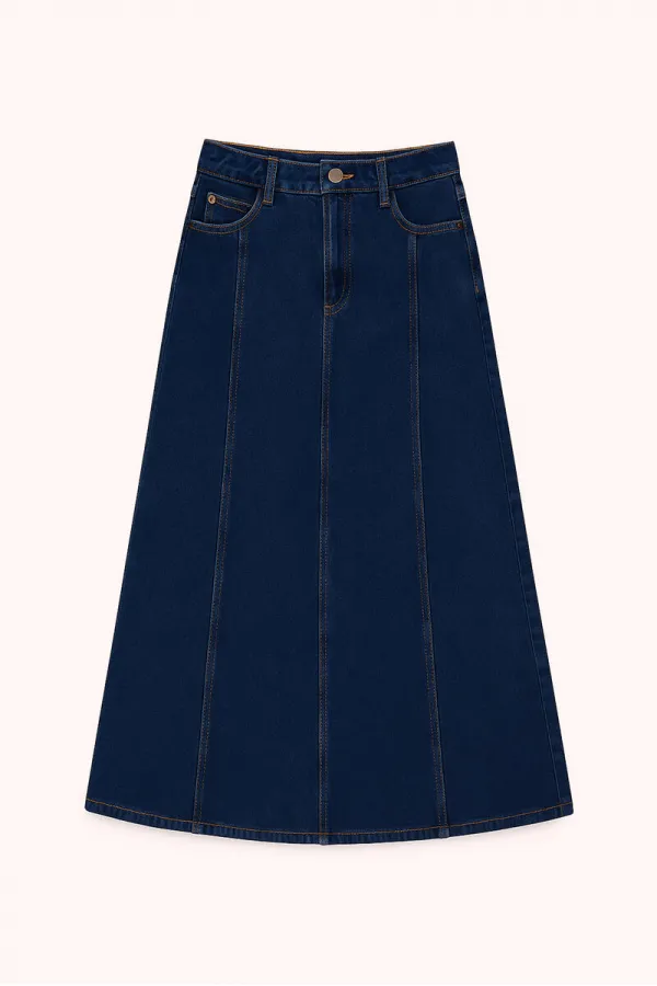 A KESİM DENİM ETEK