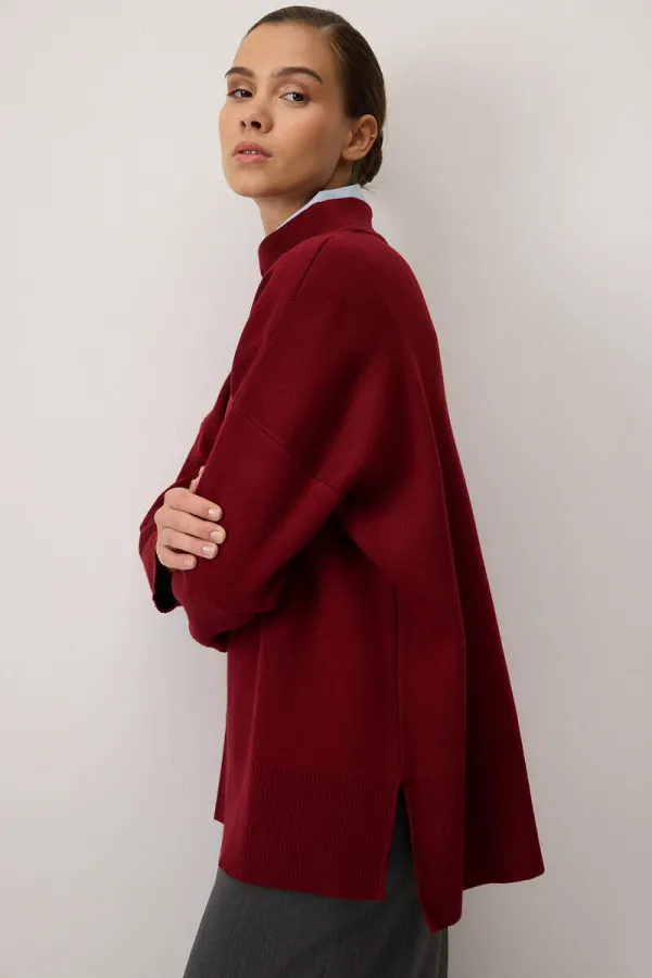 PULL BASE À COL MONTANT