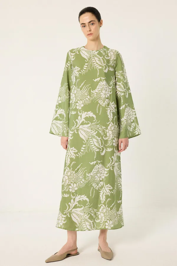 FLORAL PATTERN DRESS FLORAL PATTERN DRESS