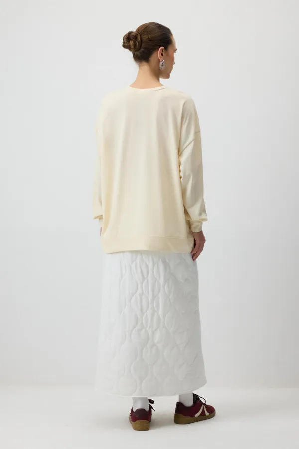 T-SHIRT BASIQUE À MANCHES LONGUES