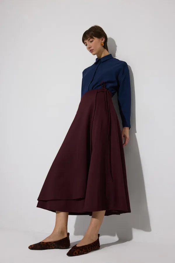 TIE-UP SCUBA SKIRT TIE-UP SCUBA SKIRT