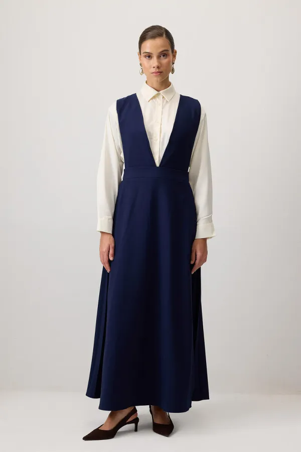 GILET EN CRÊPE PLISSÉ