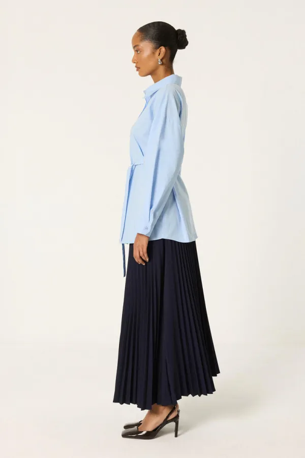 RELAX SHIRT WITH WAIST TIE