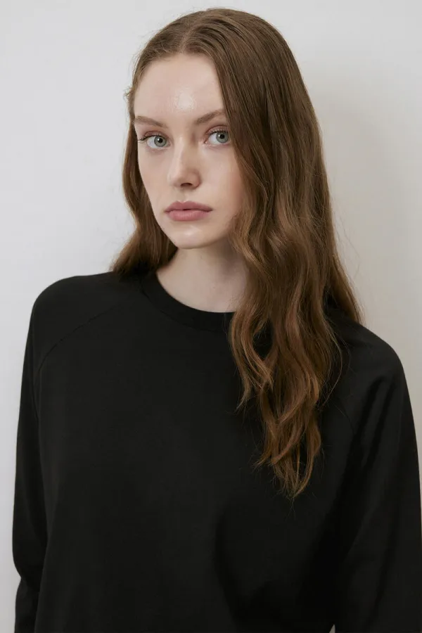 T-shirt à manches longues 100% coton