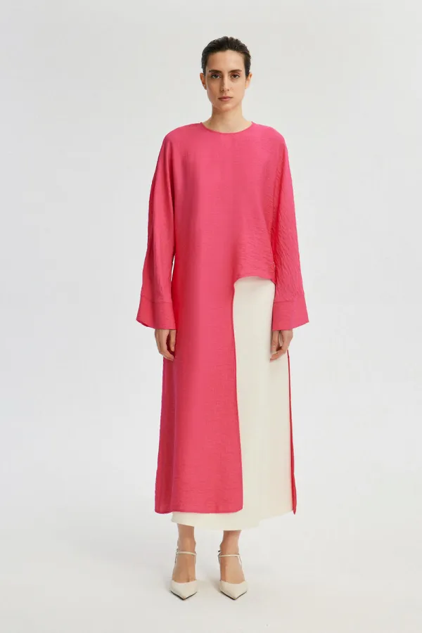LONG TUNIC WITH FRONT SLIT
