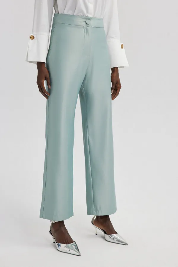 SATEN PALAZZO PANTOLON
