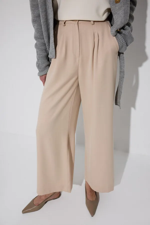 PLEATED POCKET PANTS