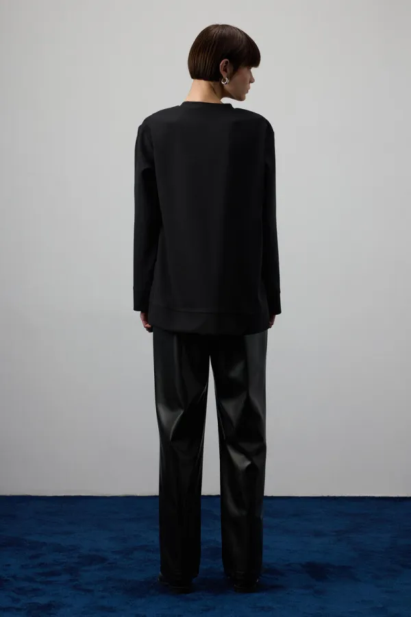 OVERSIZE TÜYLÜ TUNİK