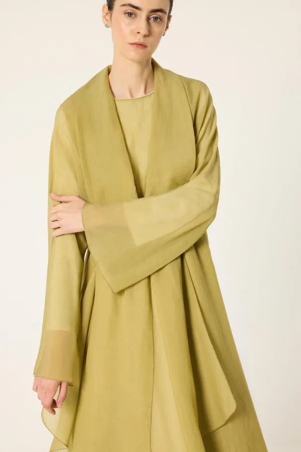 ASYMMETRICALLY CUT BELTED DRESS ASYMMETRICALLY CUT BELTED DRESS