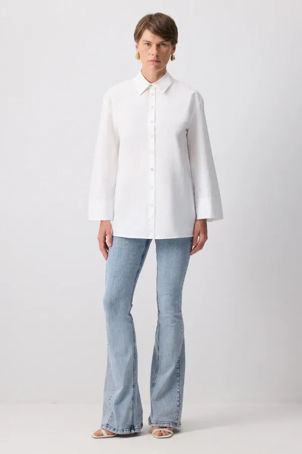 CHEMISE À MANCHES KIMONO