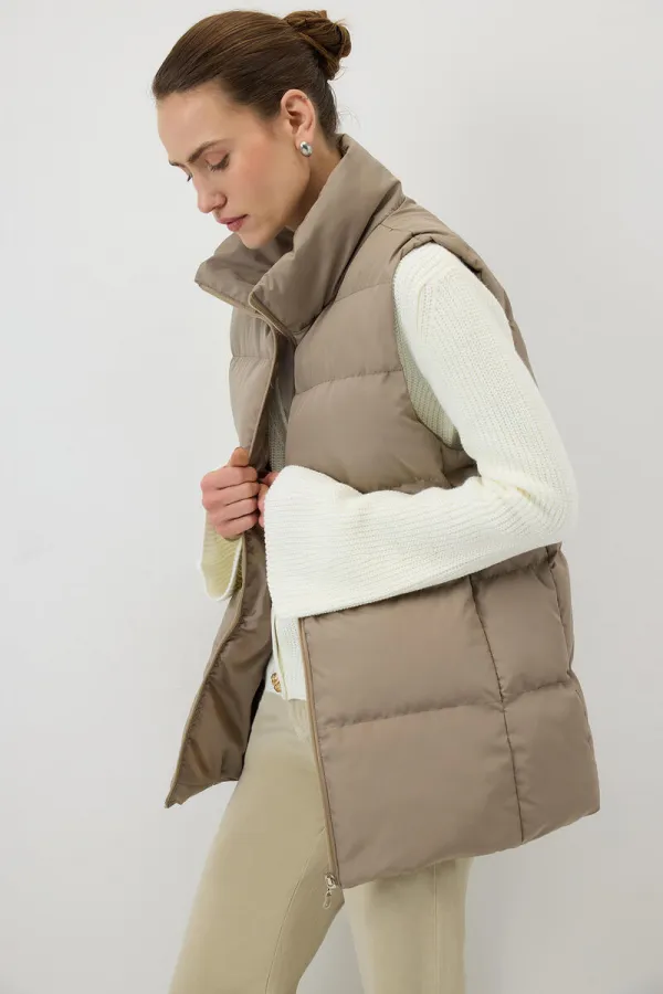ZIPPED PUFFER VEST