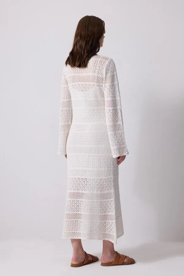 PAMUKLU ÖRGÜ ELBİSE