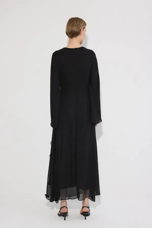 LINED CHIFFON DRESS LINED CHIFFON DRESS