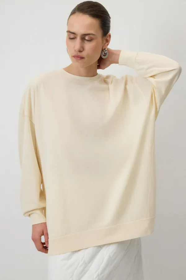 T-SHIRT BASIQUE À MANCHES LONGUES