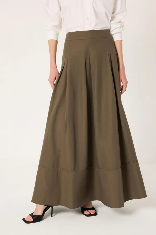 A-line skirt with pocket detail A-line skirt with pocket detail