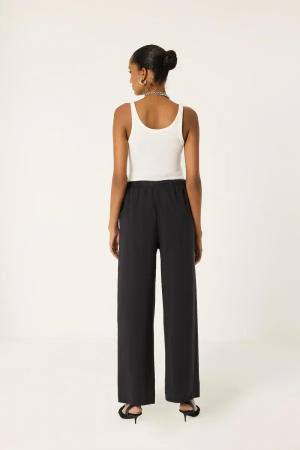 MODAL PANTS WITH ELASTIC WAISTBAND