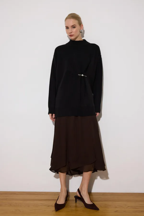 AKSESUARLI TRİKO TUNİK