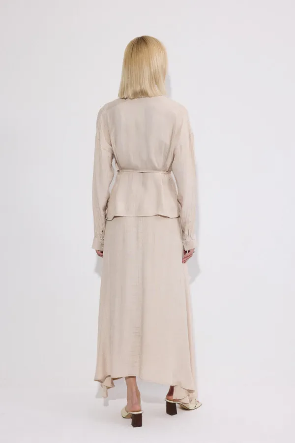 VİSKOZ GÖMLEK ETEK TAKIM