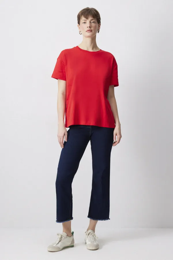 T-SHIRT À MANCHES COURTES 100% COTON