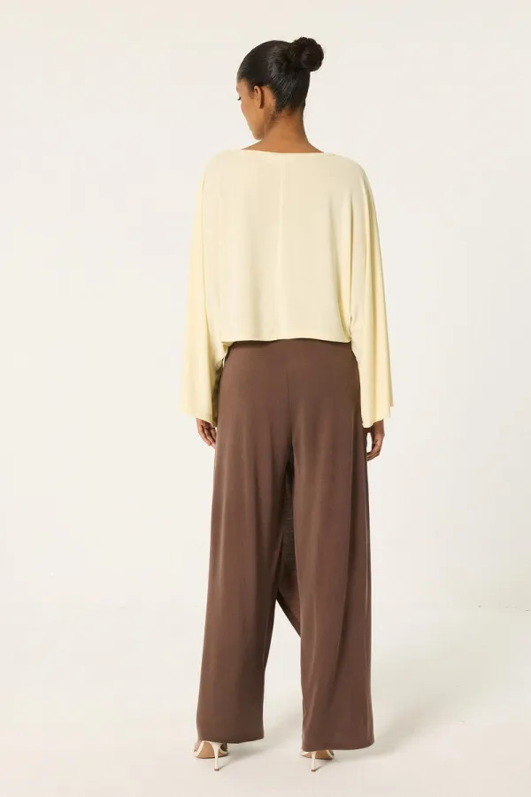 KNITTED SHALVAR PANTS SET