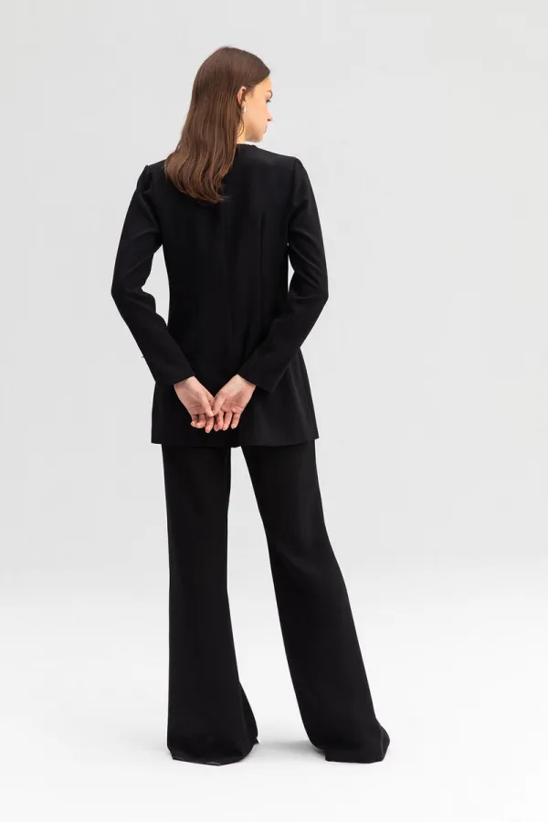 MANŞET DETAYLI KREP TUNİK