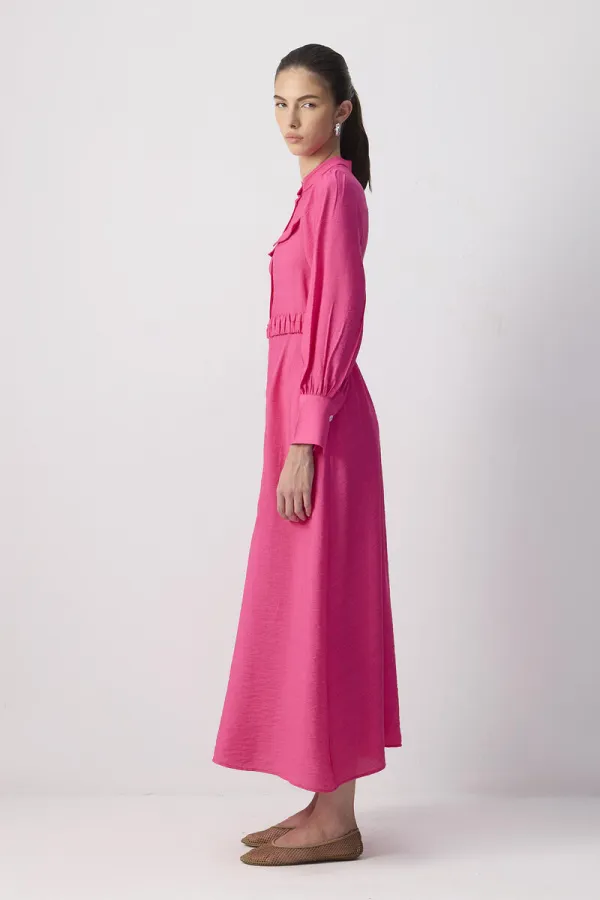 ROBE EN VISCOSE CEINTURE