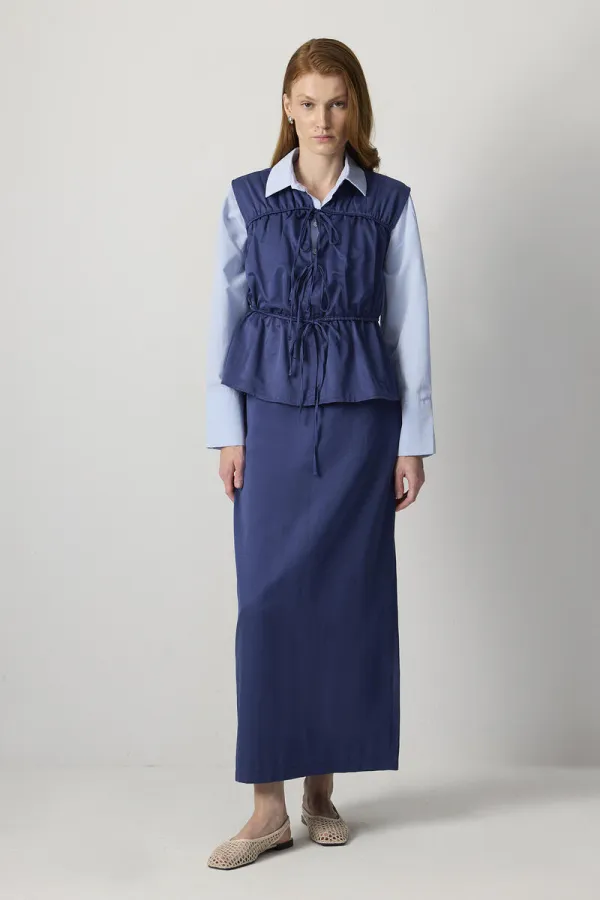 BÜZGÜ DETAYLI YELEK