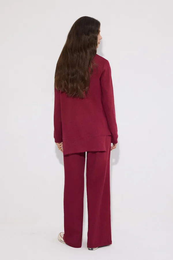 TUNIC AND PANTS KNITTED SET