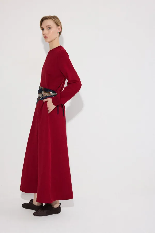 PARÇALI ÖRME ELBİSE