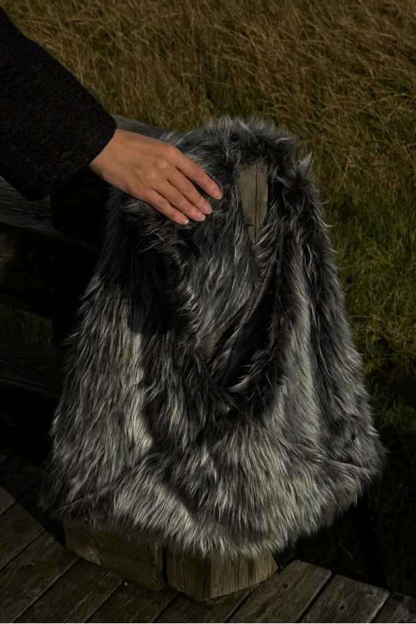 Ensemble de 2 sacs en fourrure