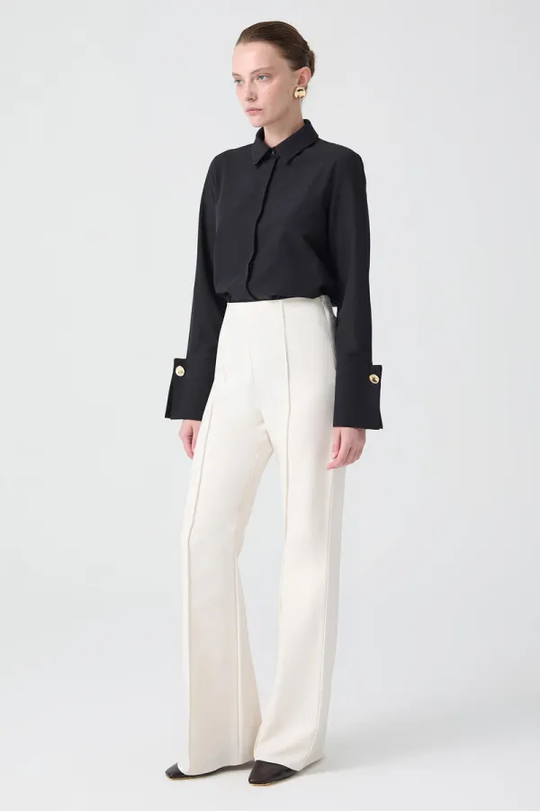RIBBED CREPE PANTS RIBBED CREPE PANTS