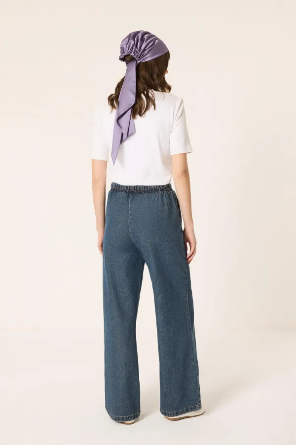 NERVÜRLÜ DENİM PANTOLON