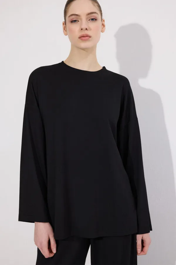 ENSEMBLE TUNIQUE ET PANTALON EN MODALE