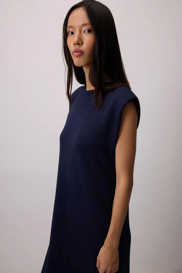 BICYCLE COLLAR PADDED DRESS