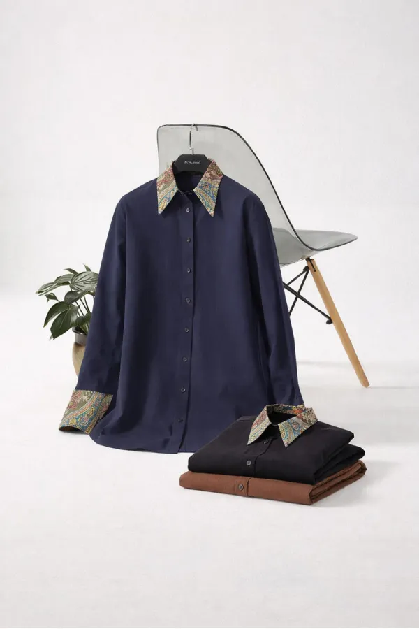 CHEMISE À MOTIFS ETHNIQUES