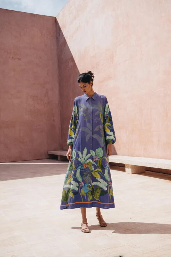 DESENLİ GÖMLEK ELBİSE