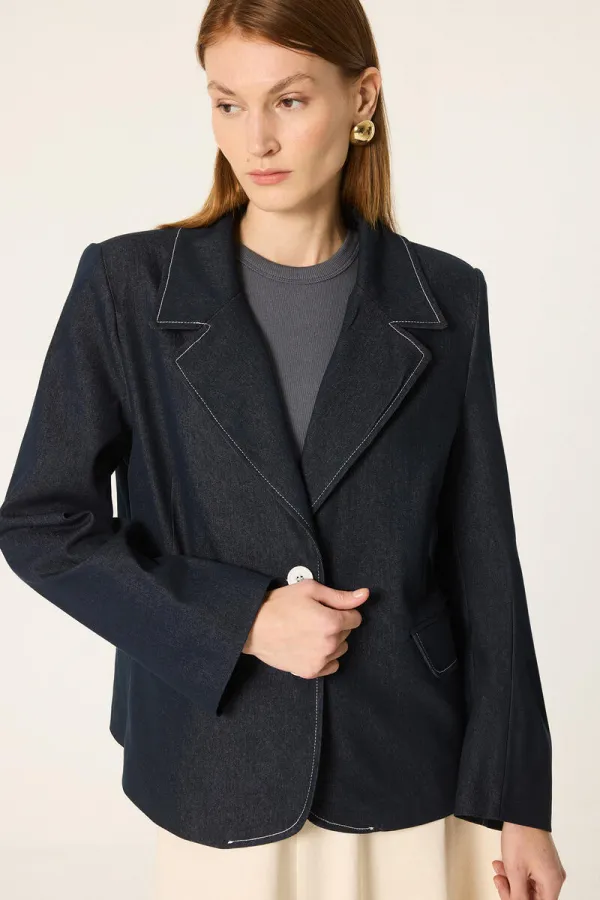 Blazer Denim Jacket Blazer Denim Jacket