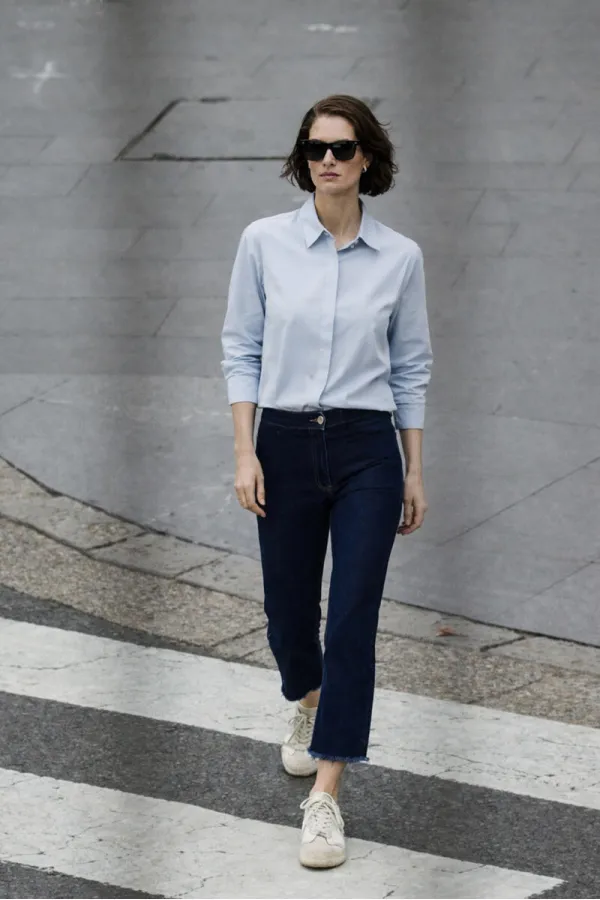 PAÇASI PÜSKÜLLÜ DENİM PANTOLON