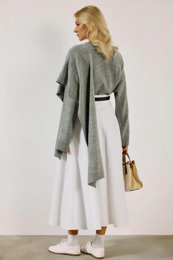 PULL À COL ÉCHARPE