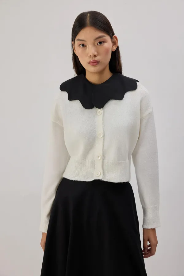 SOUS-VÊTEMENTS EN POPLINE À COL BÉBÉ