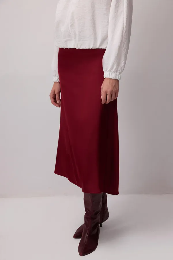 SATIN SKIRT SATIN SKIRT