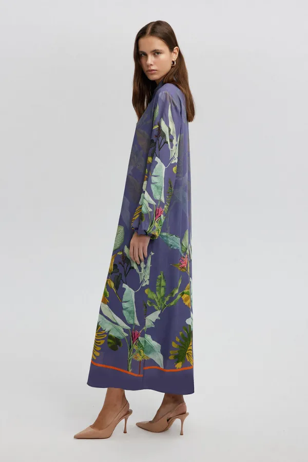 DESENLİ GÖMLEK ELBİSE