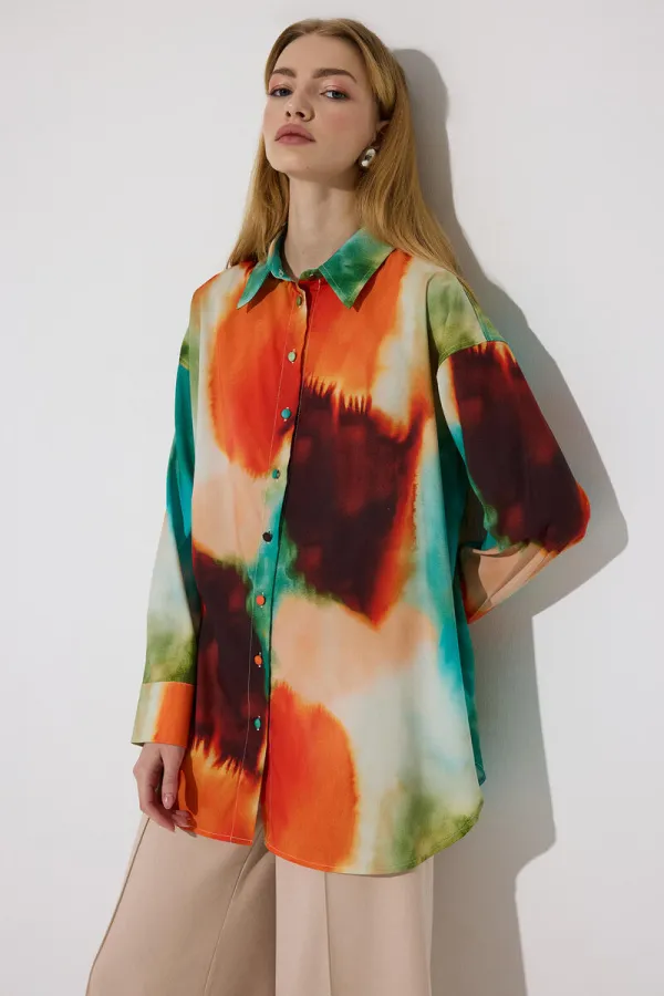 CHEMISE À MOTIFS BATIK