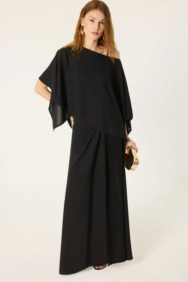 BATWING SLEEVE BLOUSE AND TROUSER SET BATWING SLEEVE BLOUSE AND TROUSER SET